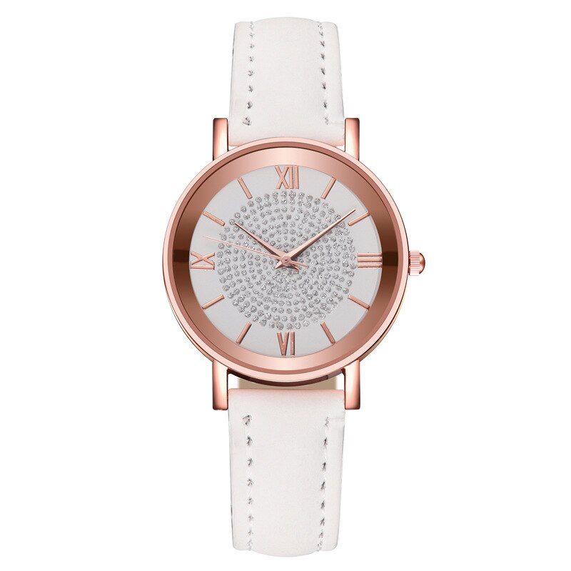 Bayan Kol Saati Ladies Luxury Women Watch Quartz Clocks Stainless Black Leather Strap Wrist Watches Gift Relojes Para Mujer часы