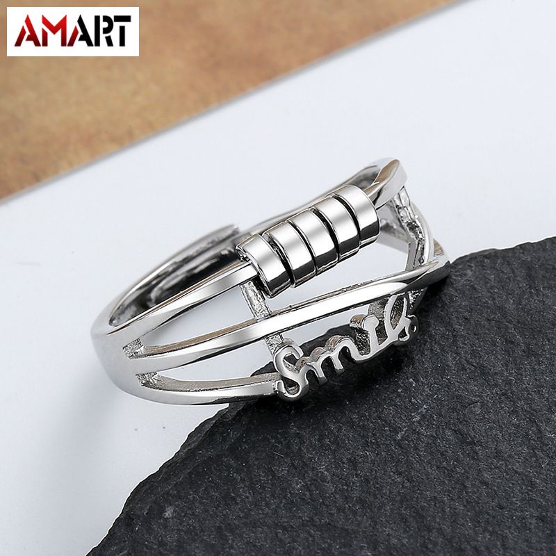 Adjustable Open Ring for Women Vintage Style Personality Finger Decoration Jewelry Gift for Birthday Valentine\'s Day