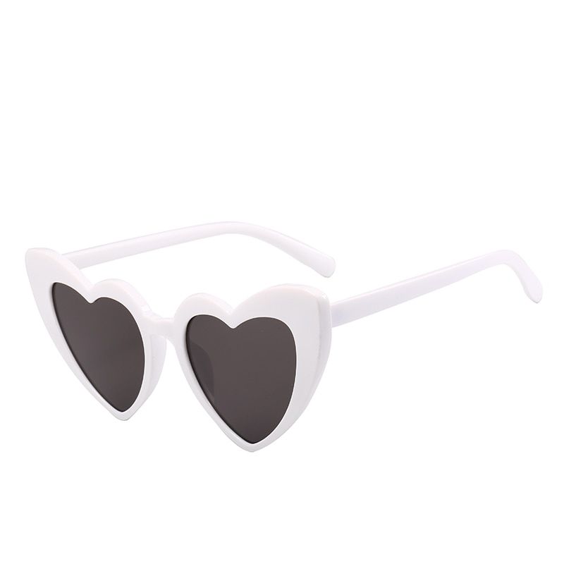 Round Sunglasses Heart Sunglasses Women brand designer Sun Glasses Retro Love Heart Shaped Glasses Ladies Shopping Sunglass UV