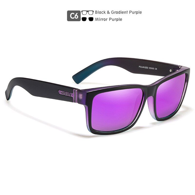 C6KDEAM Sport Mens Mirror Polarized Sunglasses Blue Colors Shades Women Sun Glasses Outdoor Driving Photochromic designer 2021