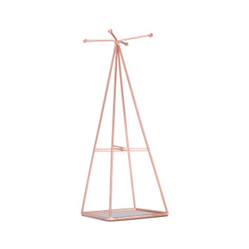 Light Luxury Wrought Iron Jewelry Rack Nordic Storage Display Rack Dressing Table Home Decoration Ornaments