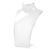 Jewelry Neckle Earrings Plastic Mannequin chest circumference Display Stand Organizer Holder