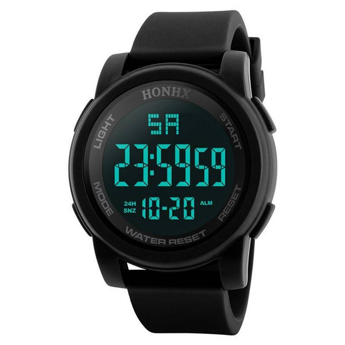 Honhx Brand Wristwatch Stopwatch Led Waterproof Sports Digital Electronic Watch Quartz Watches Famous