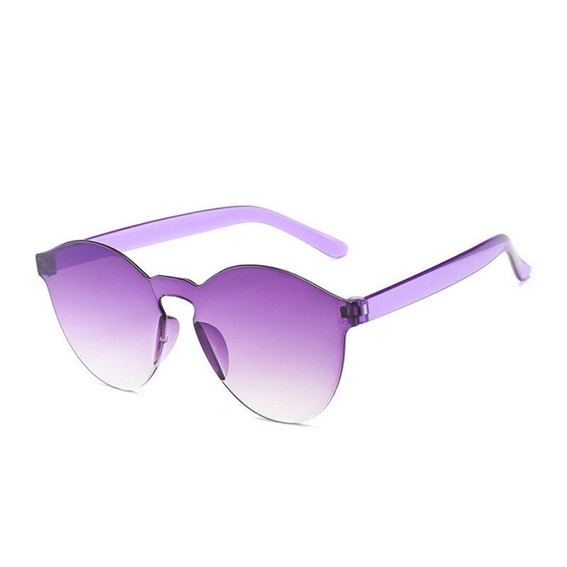 FZHH023100011TTLIFE One Piece Sunglasses Women 2020 Candy Color Sun Glasses Yellow Vintage Sunglass Photo Transparent Plastic Eyewear