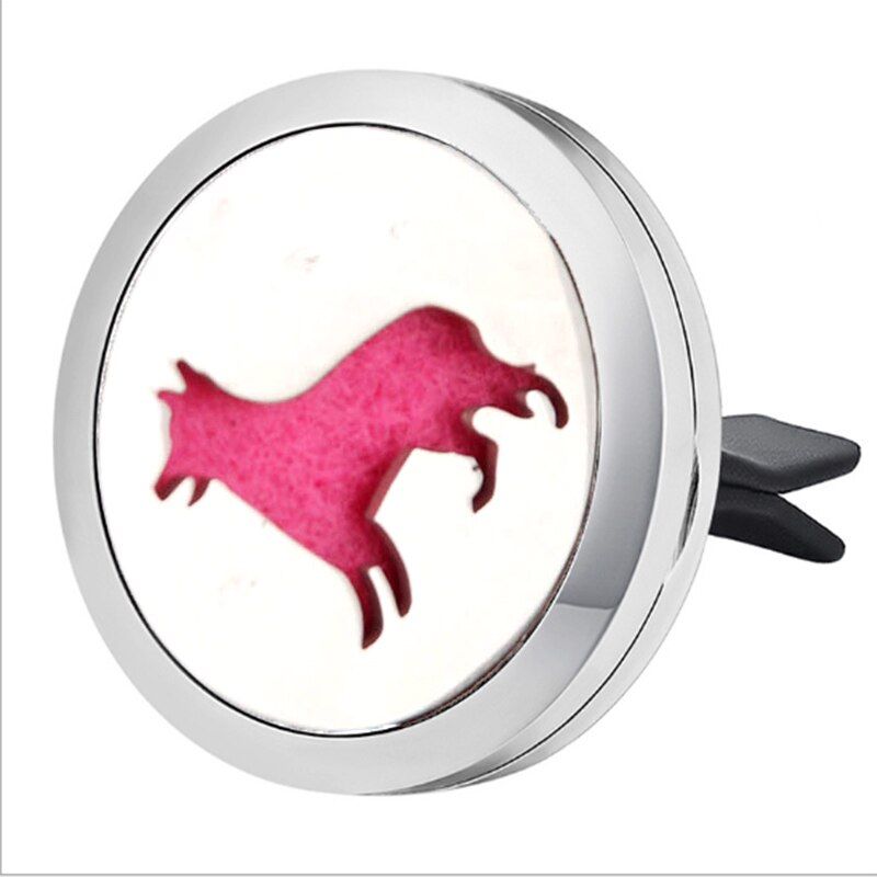 10Pcs/Lot Car Air Diffuser Stainless Steel Vent Freshener Car Essential Oil Diffuser Perfume Aromatherapy Necklace Open Locket