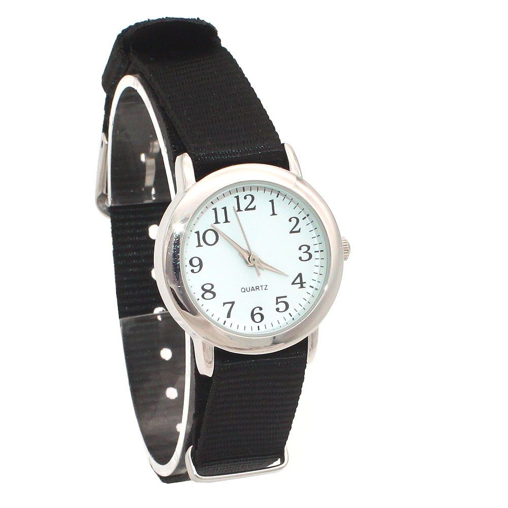 Brand simple watches boys and girls outdoor sports watch cute luminous hands middle student colorful nylon casual child