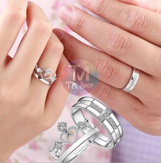 Crown Couple ring King Queen- King Ring
