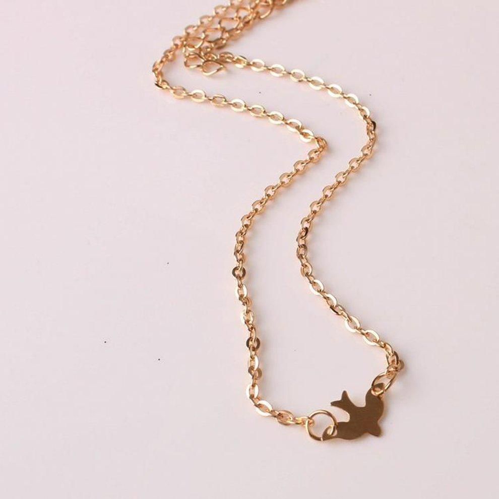 EF Fashion Female Necklace Simple Bird Clavicle Chain Jewelry