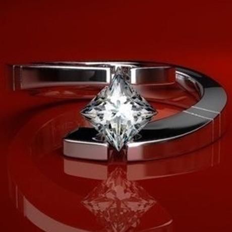 Silver Fashion engagement Finger ring For Women