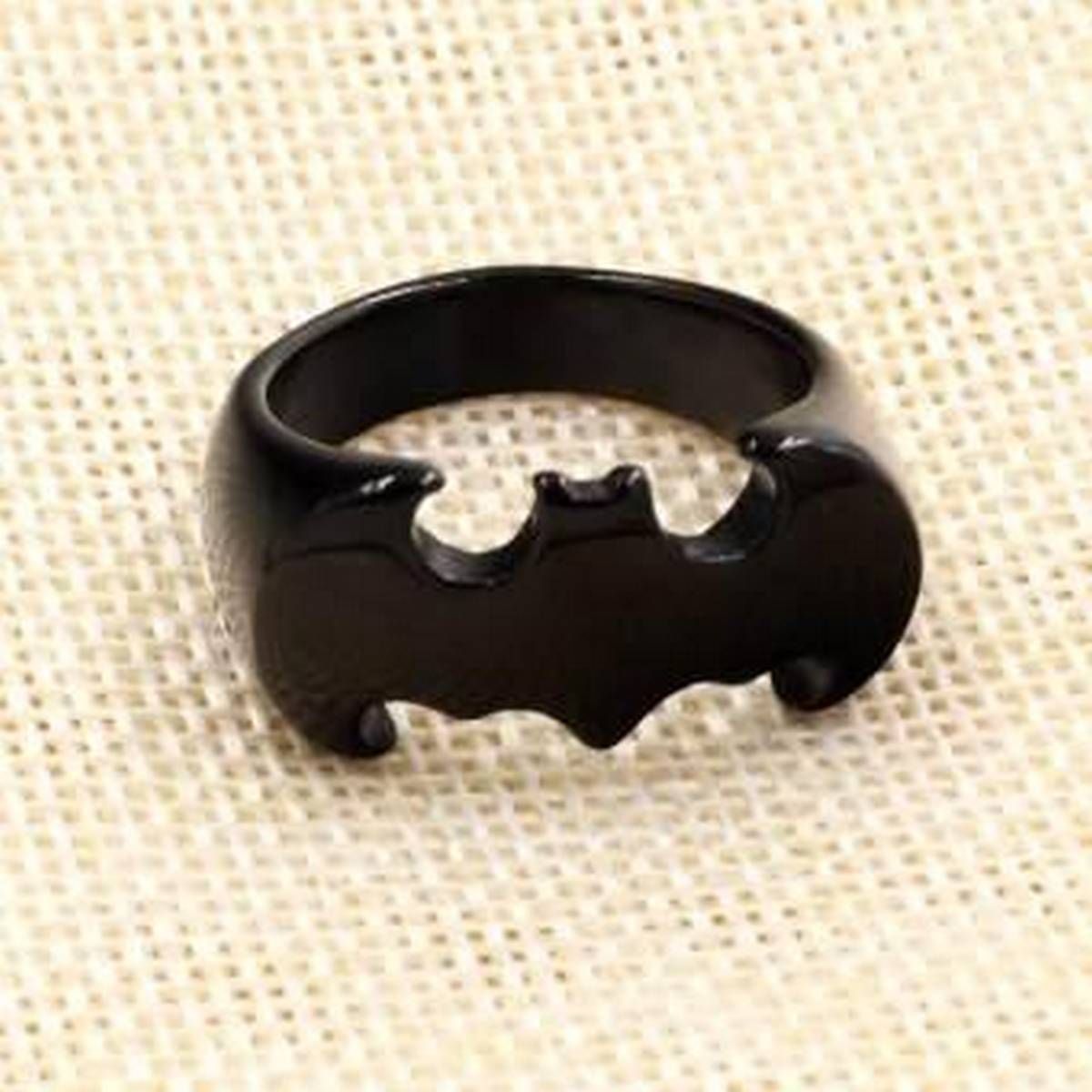 Batman Black Finger Ring for Men