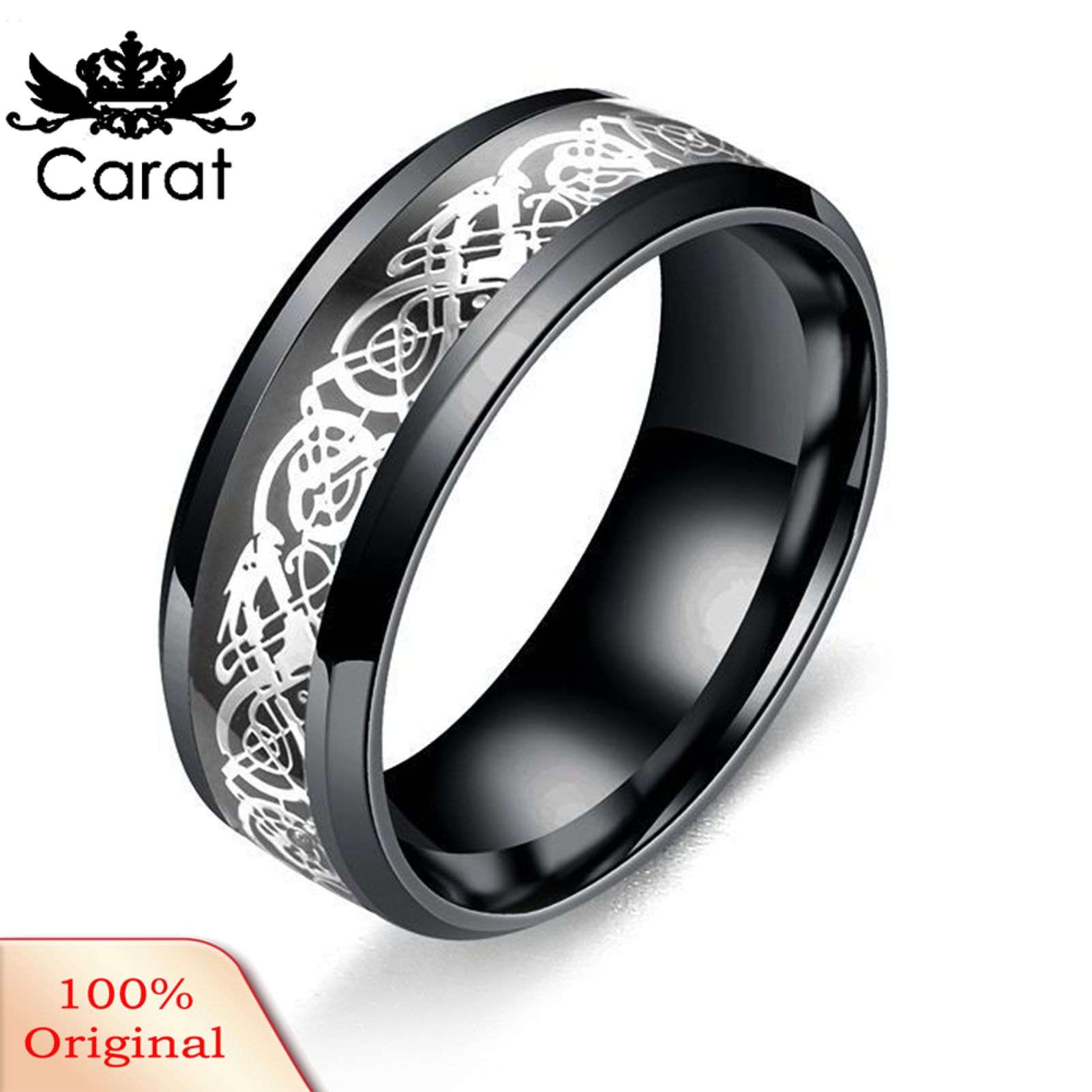 2022 New Style Finger Ring Wide on Pattern Fashion Men Ring