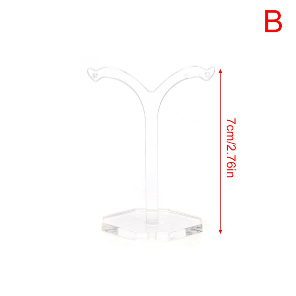 Acrylic Stud Dangle Earrings Display Rack Stand Jewelry Hanger Organize Holder