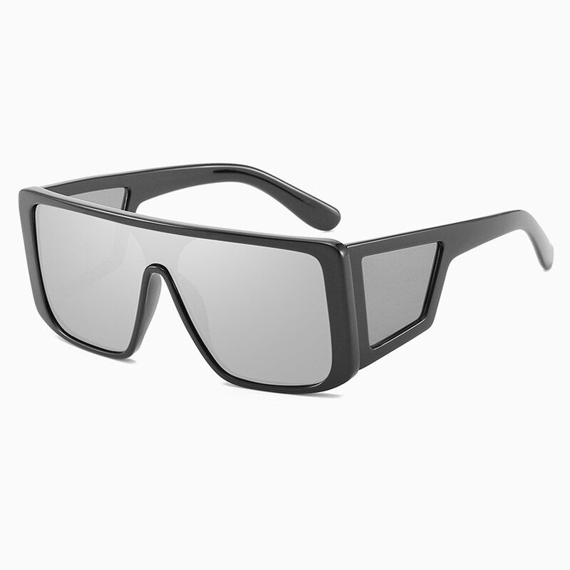 C5-Black-SilverALOZ MICC Women Oversized Square Sunglasses Men 2019 Luxury Brand Design Men SunGlasses Vintage Shades Goggles Glasses UV400 Q87