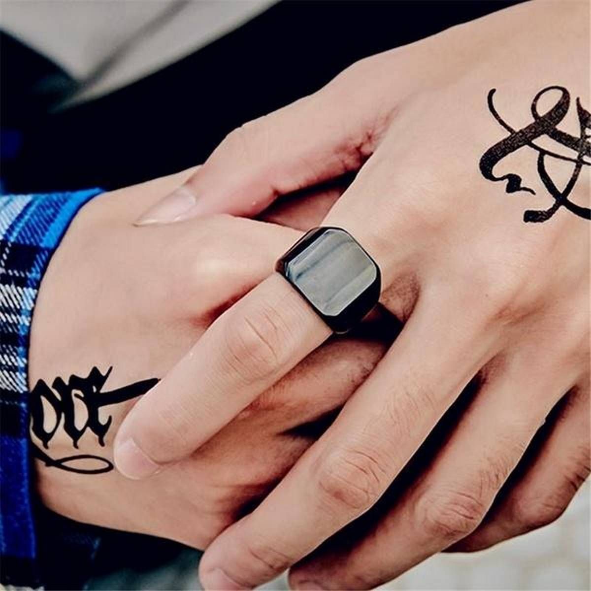 Lovers Women's Men's Boy Open Zircon Plated Adjustable Couple Ring