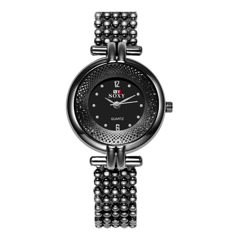 SOXY Diamond Womens Watch Classic Watches Womens 2021  Stainless Steel Wrist Watch Bracelet Watches Femme Gift Clock Saat