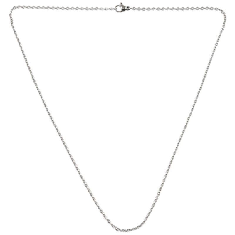 Jewelry Woman Chain, stainless steel "O" necklace, galactic – 2 mm wide – 50 cm long