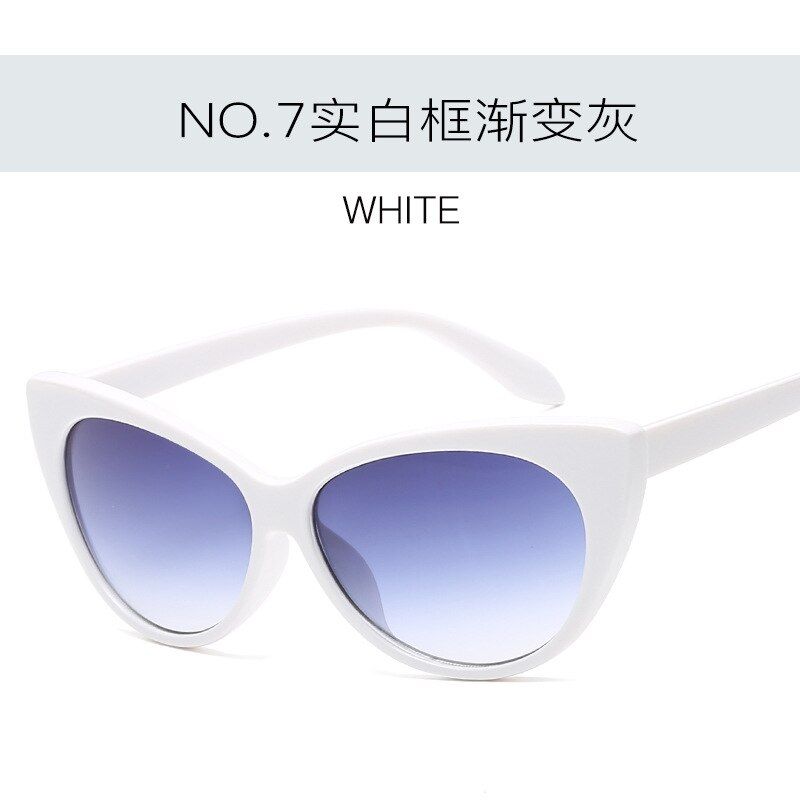 C7Fashion Cat Eye Black Frame Sunglasses Women Brand Designer Ladies dames Sun Glasses Women gafas sol Female Oculos De Sol