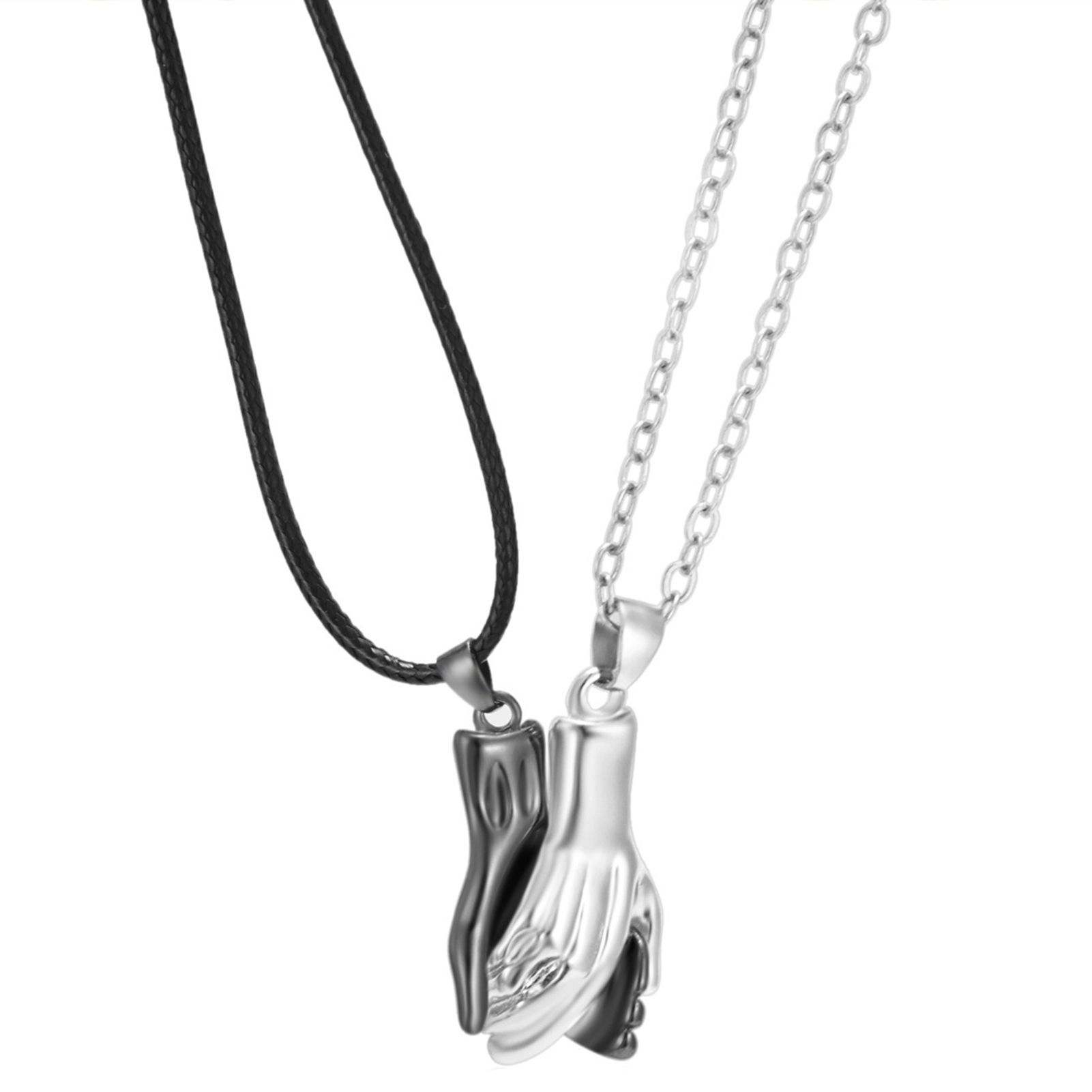 Double Hand Neckles Corrosion Resistant Magnet Attrts Male Female Clavicle Neckle