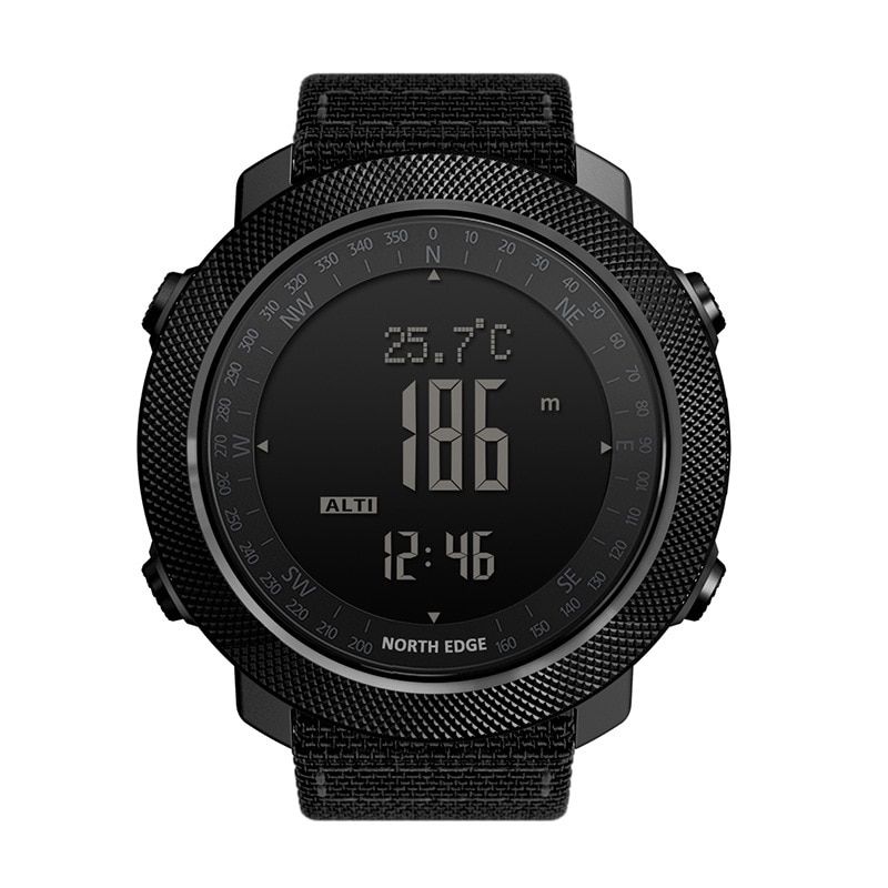 Outdoor Sports Waterproof Smart Watch Altitude Pressure Compass Thermometer Multifunctional Mountaineering Swimming Watch