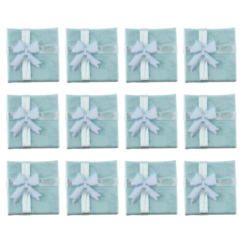 12pcs BlueJewelry Ring Earrings Bangle Gift Boxes Cutely Small Gift Box