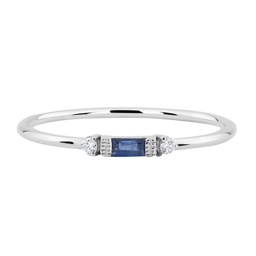 Women Cubic Zirconia Inlaid Band Finger Ring Wedding Engagement Jewelry Gift