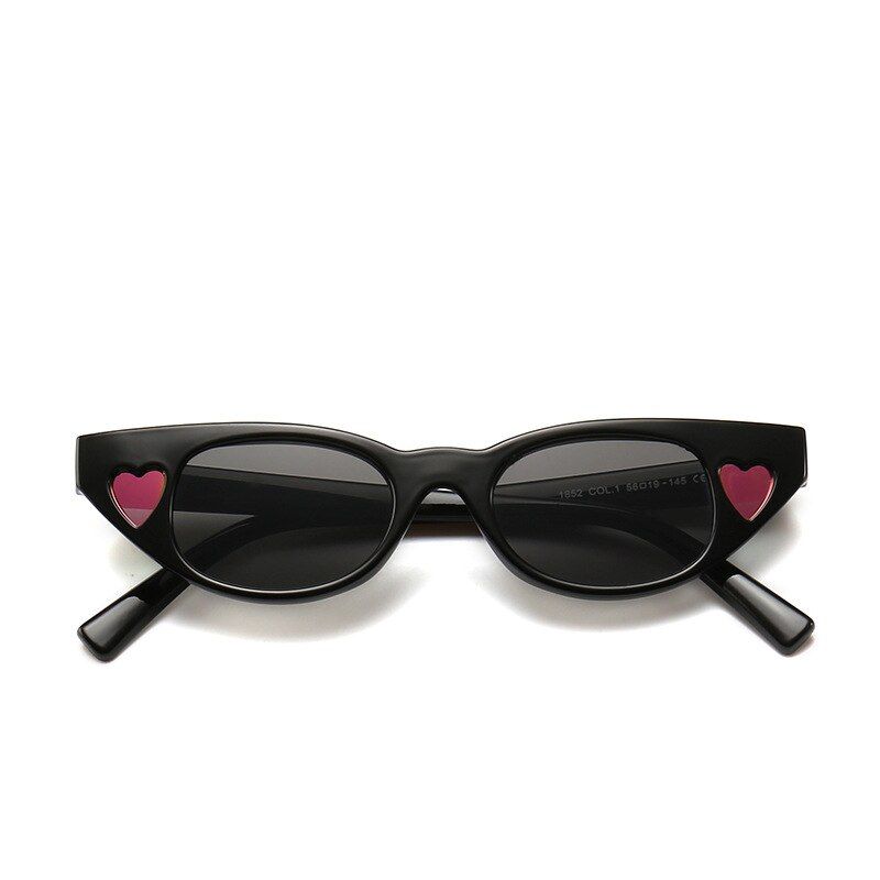 3Brand Cat Eye Sunglasses Women Vintage Style Small Love Two-Color Cateye Sun Glasses For Female Eyewear Gift UV400