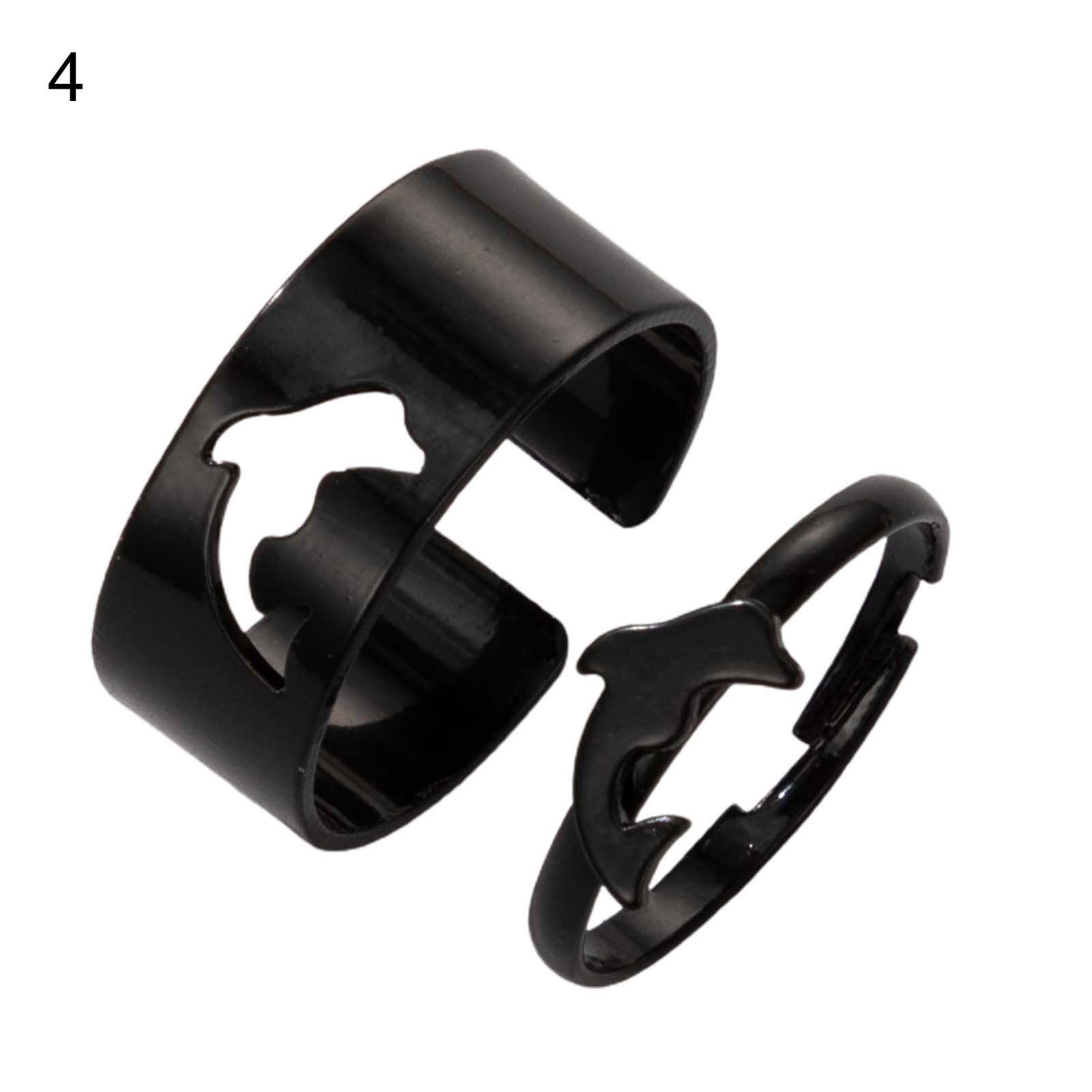 Finger Ring Heart/Moon/Star/Dolphin Shape Delicate Adjustable Unisex Rings