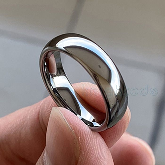 Tungsten Carbide Ring Wedding Engagement Ring For Men Women Domed Band Polished Shiny Comfort Fit 8/6/4/2mm