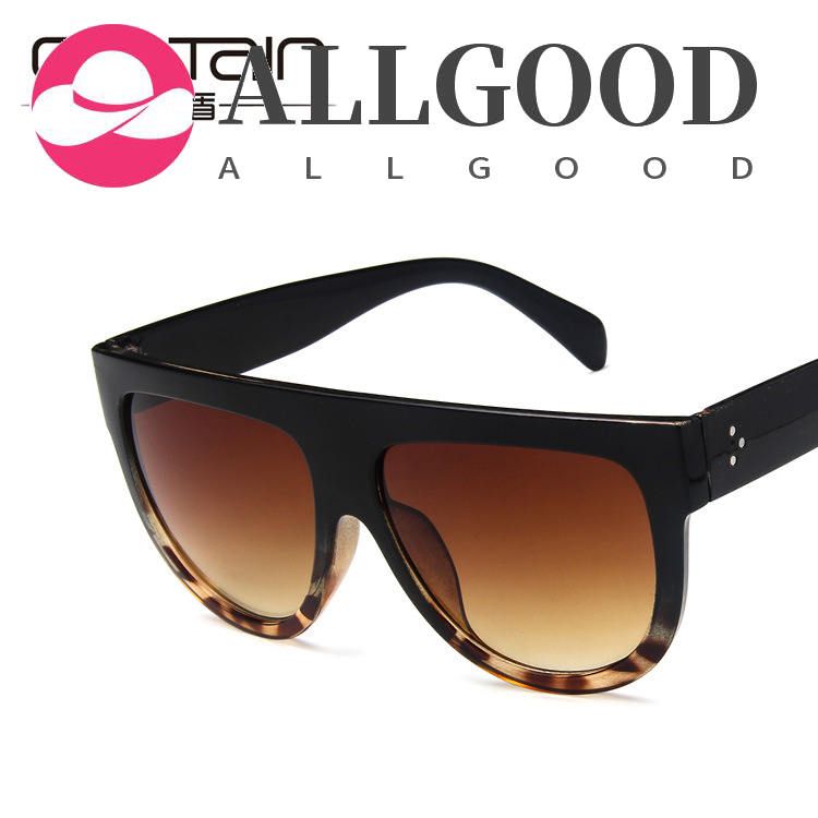 Big frame all-match fashion sunglasses European and American rice nail sunglasses trendy ladies sunglasses