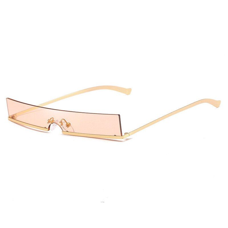 2New Fashion Rectangle Sunglasses Women 2019 Men Brand Designer Red Black Clear Lens Metal Frames Sun Glasses Trend Gift