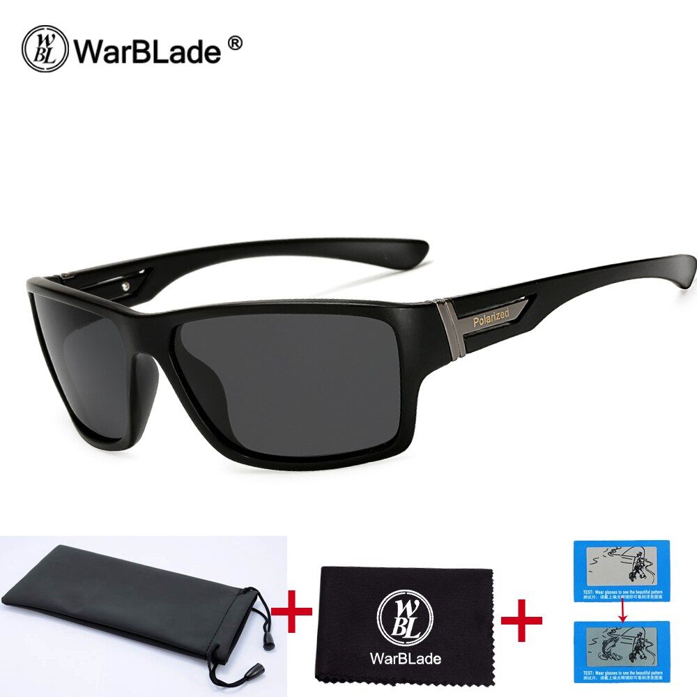 grey lensWarBLade Brand Promote Polarized Sunglasses 2021 Sunglasses Men Glasses Polaroid Lens Gafas De Sol UV400 Points