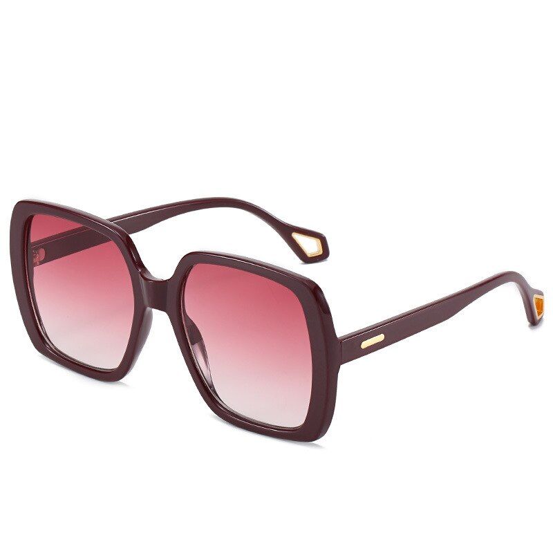 4Oversized Sunglasses Women 2019 Sunglasses Men Retro Square Sunglasses Frame Luxury Sunglass Brand Designer Vintage Sun Glasses