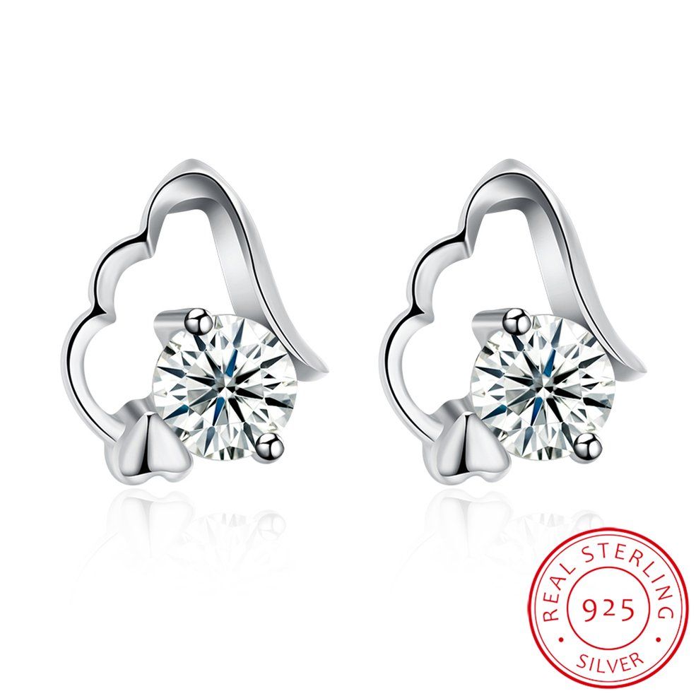 Stud Earring with Cubic Zirconia for Women Lover Party Earrings Gifts SH-E0050