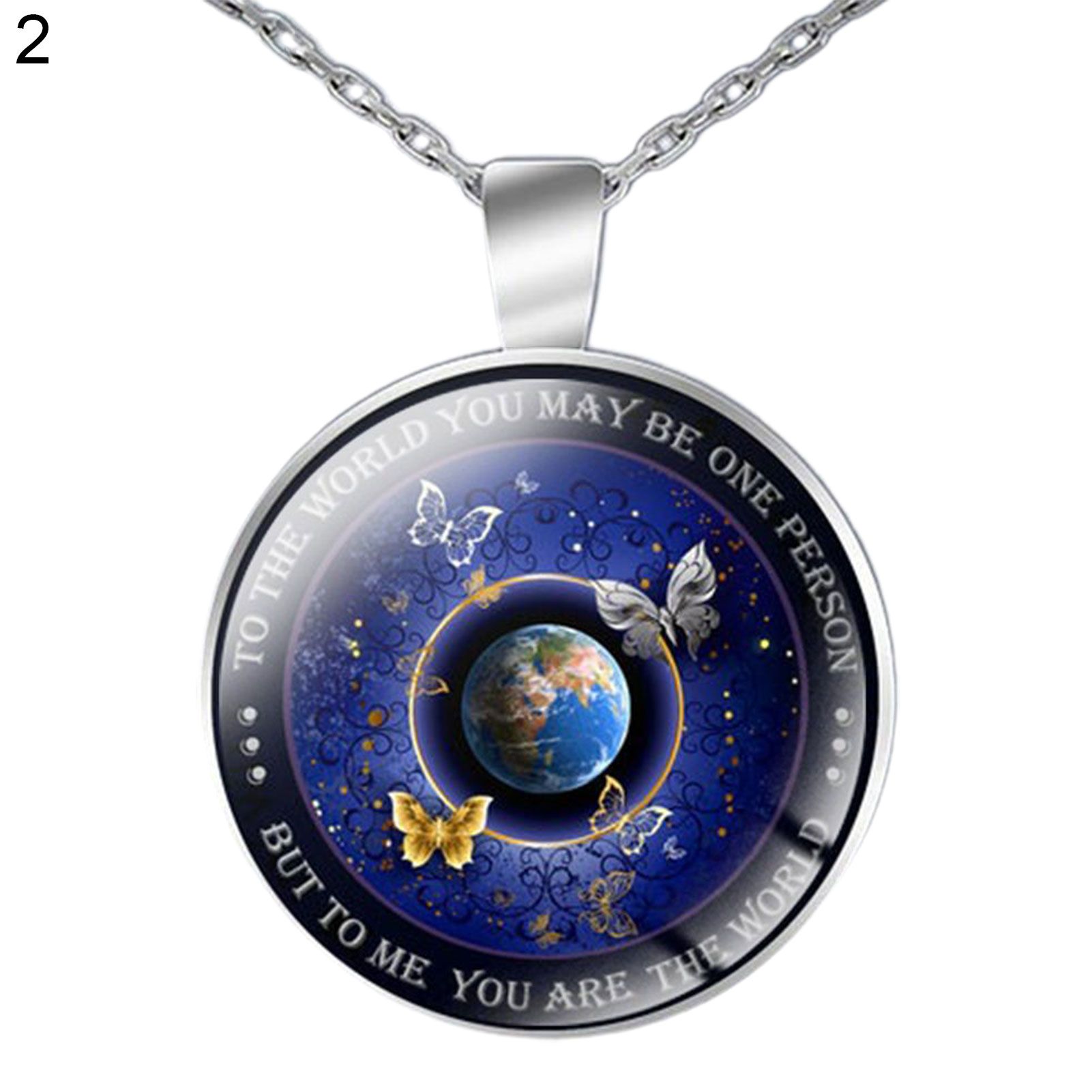 Uni Necklace My Mind Still Talks To You Time Glass Pendant Jewelry Chain Gift