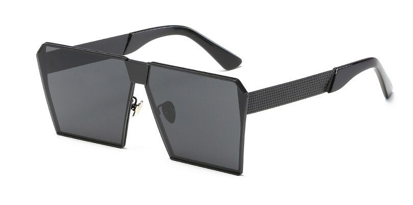 Black Frame BlackRunBird 2017 Color Women Sunglasses Unique Oversize Shield UV400 Gradient Vintage Square Sun Glasses Frames for Men 099R