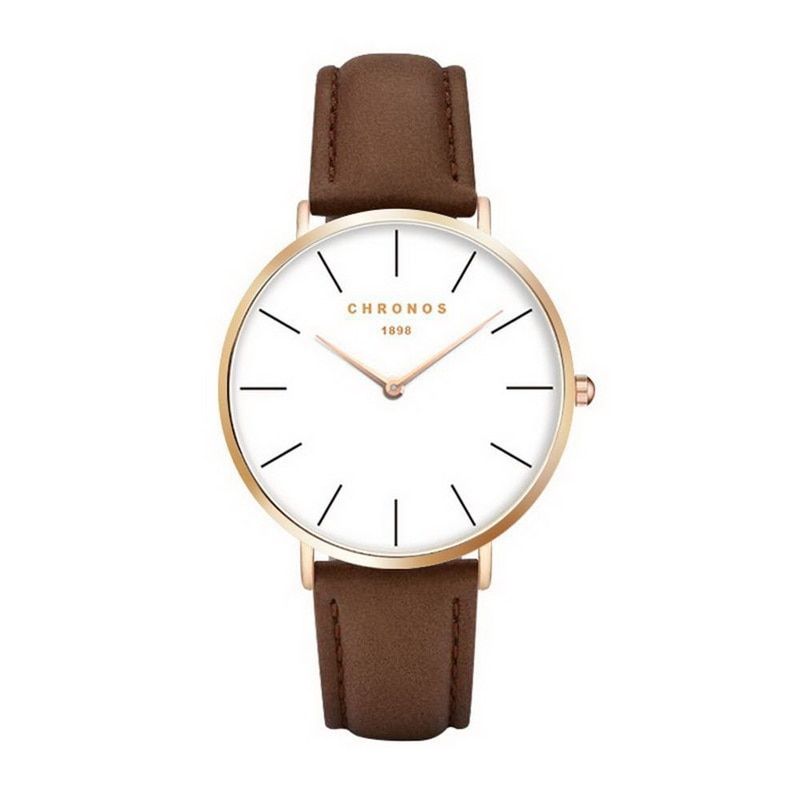 OIMG Chronos Men'S Watch Fashion Simple Frosted Belt Quartz Watch