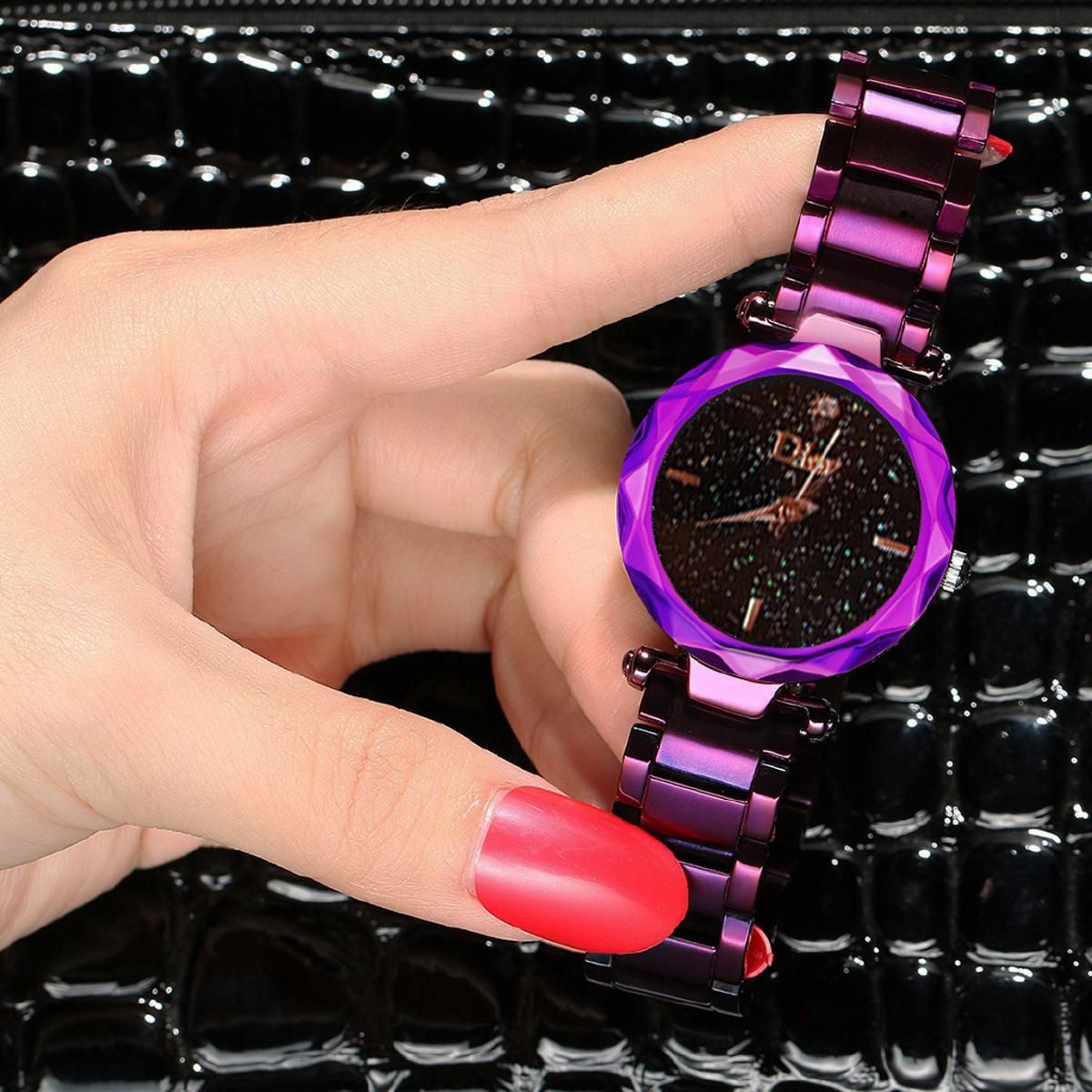 Star Woman Watch Steel Strap Watch Quartz Watch