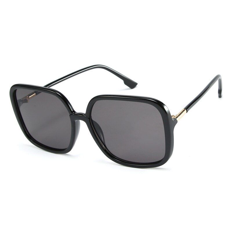 blackFashion Square Sunglasses Men Women 2019 Luxury Brand Vintage Gradient Unique Lens For Female Male Eyewear Shades UV400