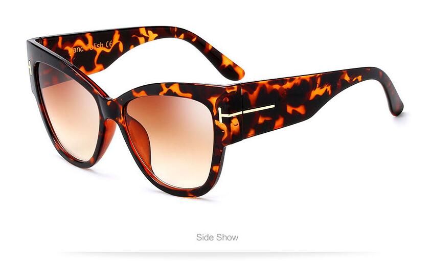 C13Best selling European and American personality cat eye sunglasses big box street beat tide sunglasses