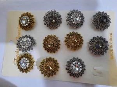 Beautiful Antique Metal Hijab Pin/Brooches For Women-1 pcs