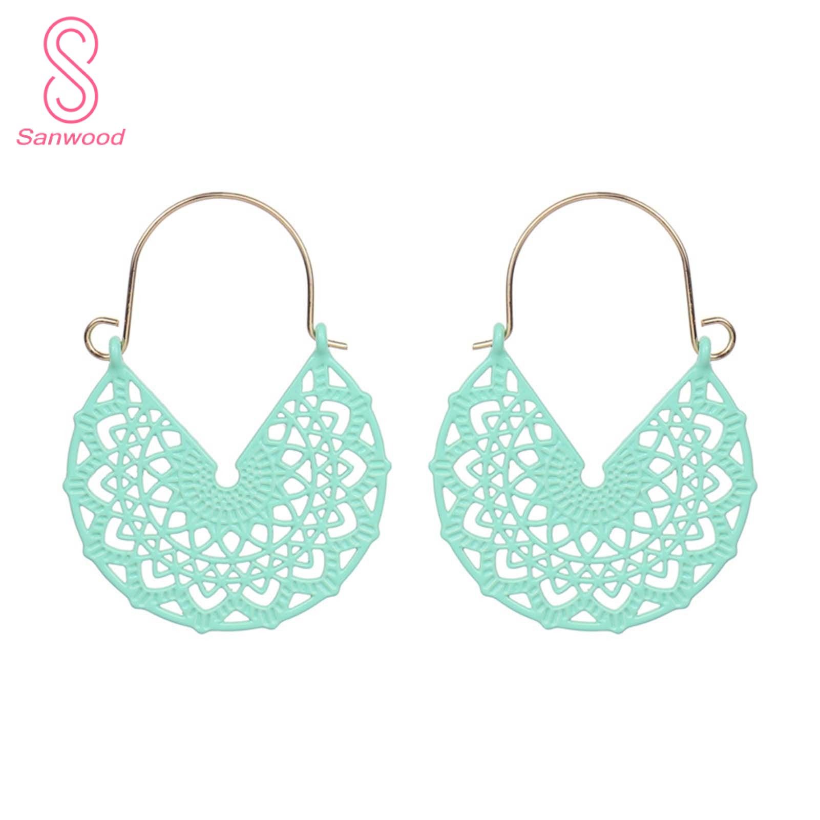 Women Earrings All Match Geometric Lightweight Hook Earrings