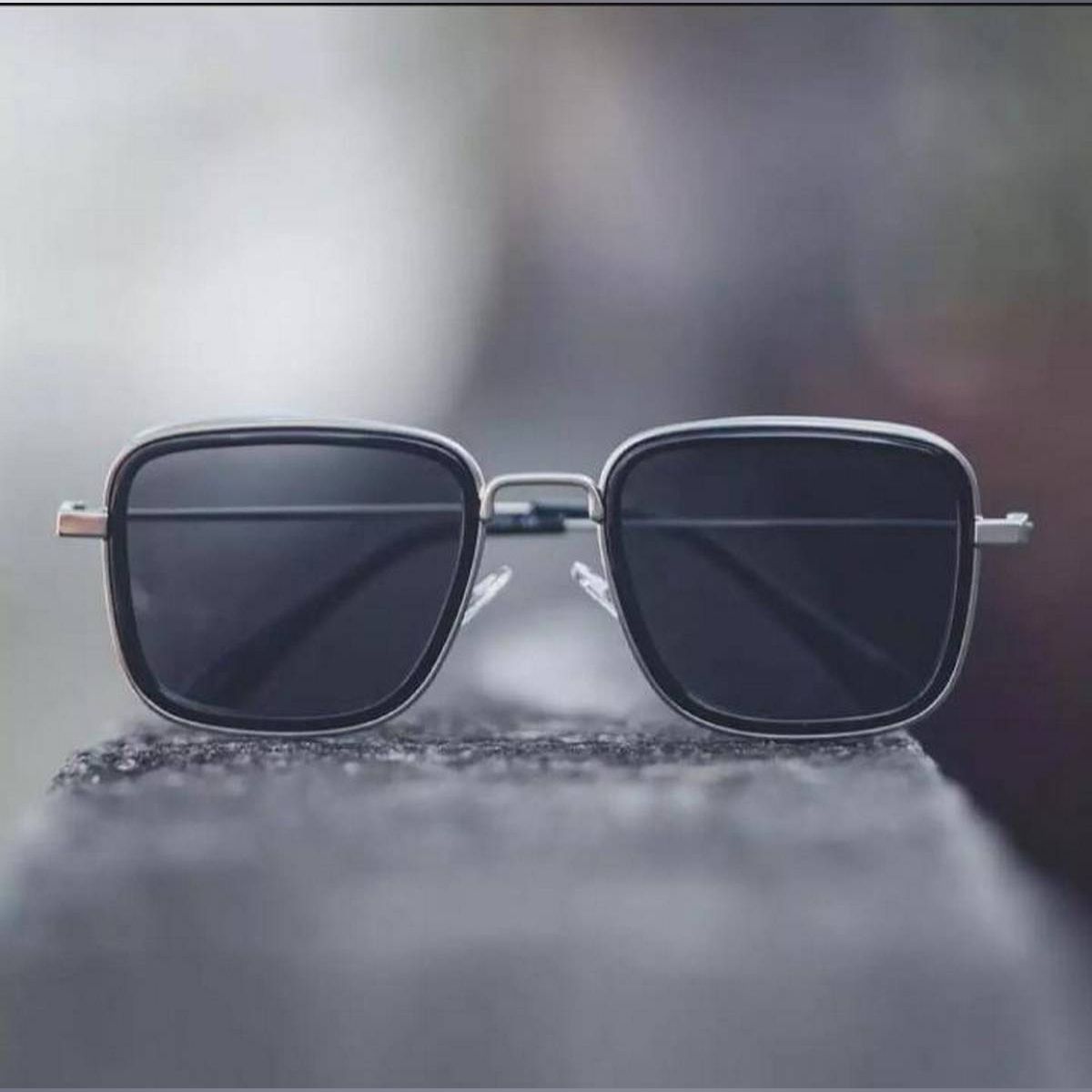 Square Metal Body Kabir Singh Sunglass for Men