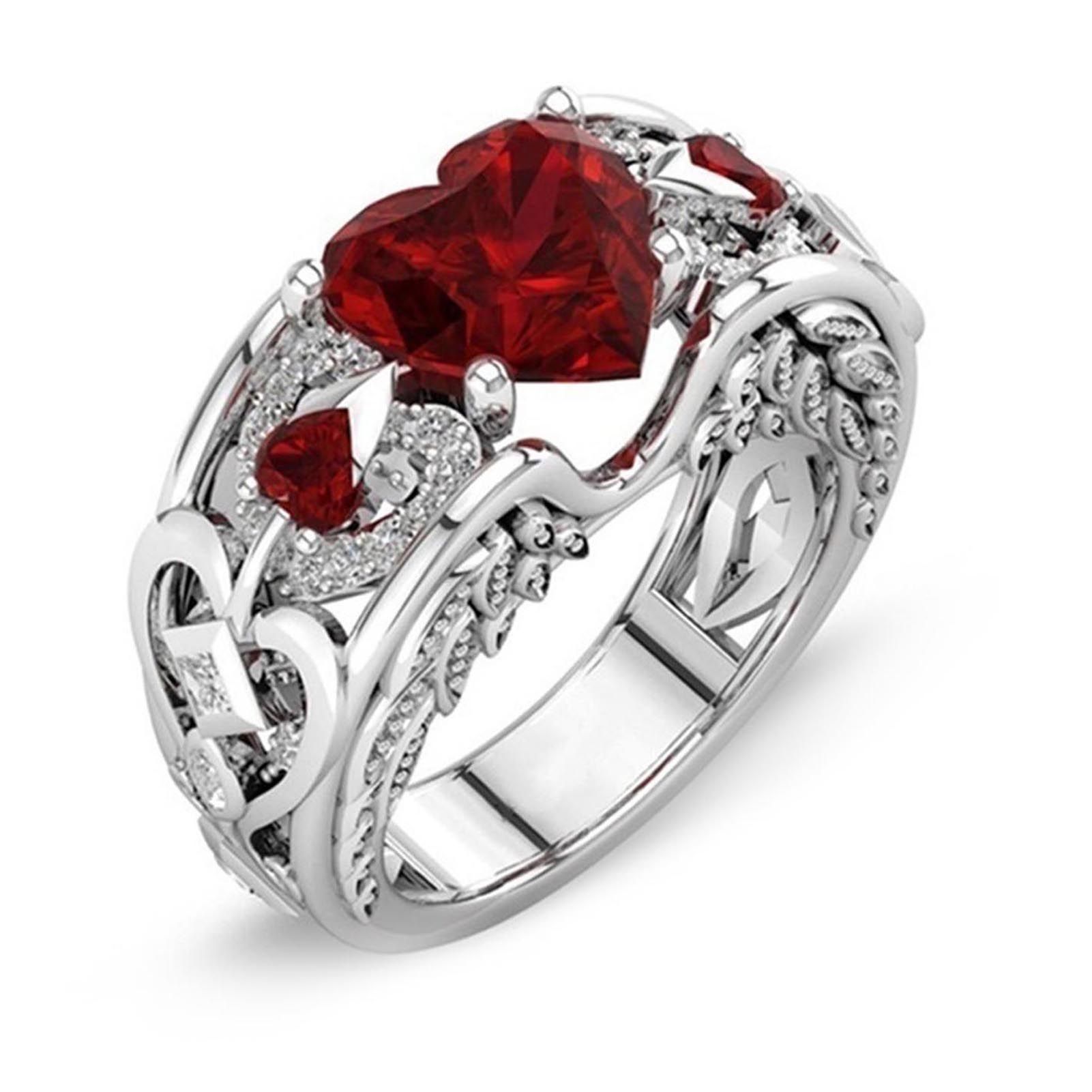 Wedding Band Ring Sparkling Electroplating Bright Luster Ring