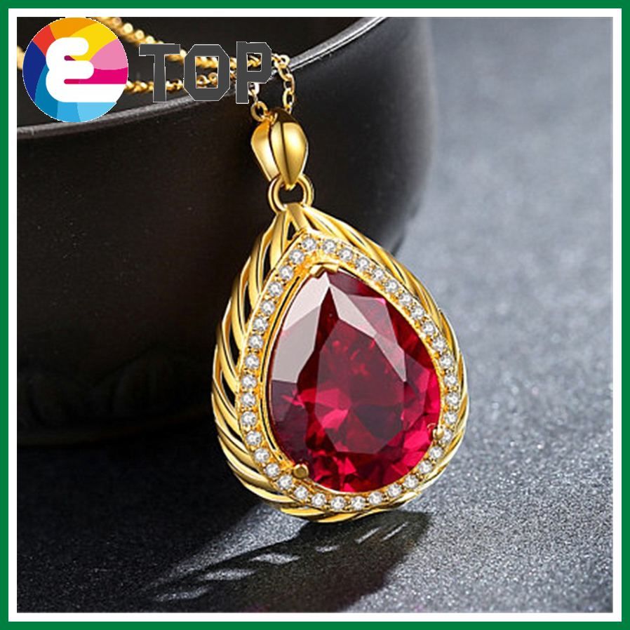 K Gold Plated Burning Flame Pendant