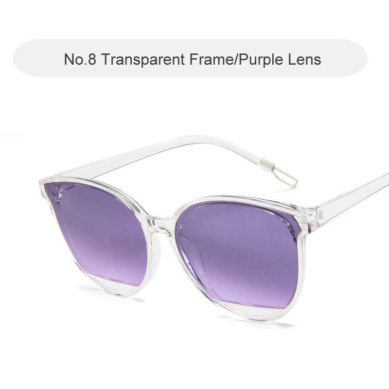 C8 Gradient Purple2020 Fashion Sunglasses Women Brand Design Vintage Metal Frame Female Glasses Classic Mirror Oculos Gafas De Sol Feminino UV400