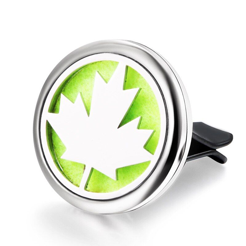 20 Styles Car Air Aroma Diffuser Stainless Steel Vent Freshener Car Aromatherapy Essential Oil Diffuser Perfume Locket Pendant(null)