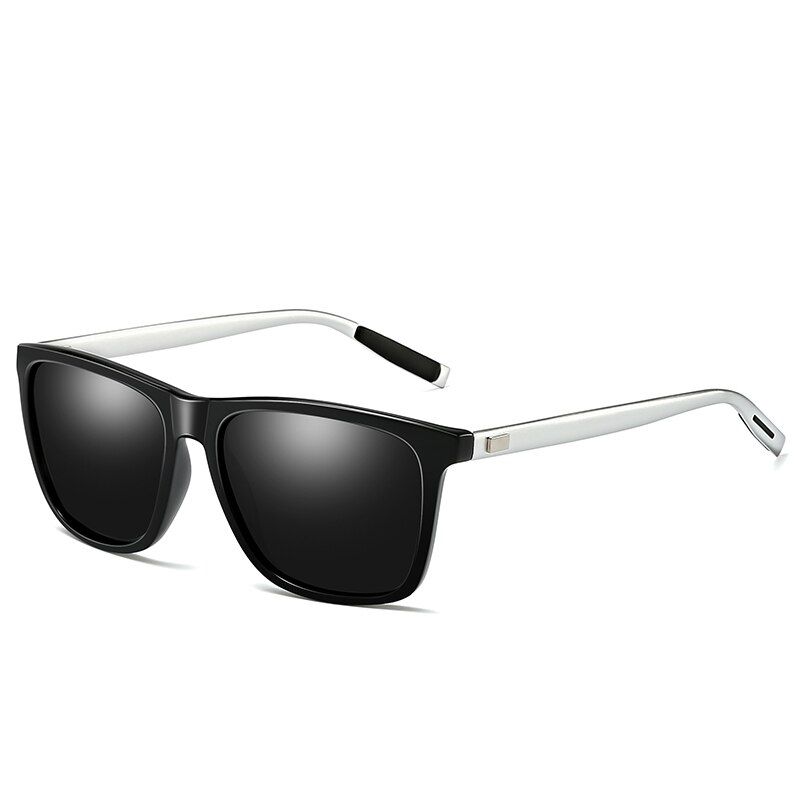 C3Silver BlackPro Acme Aluminum Magnesium Polarized Sunglasses Men Square Sun Glasses for Men Male Black Eyewear zonnebril heren UV400 PC1453