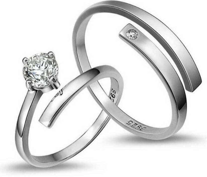 Couples rings Wedding Engagement Bands Top Ring Free Gift Box - Ring