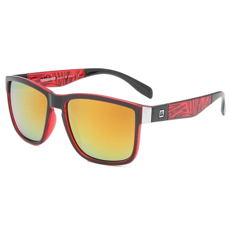 Fashion Wrap Square Frame Retro Decorative Photochromic Sunglasses Women Men Versatile Pattern Frame Sunglasses For  UV400-C4-Other