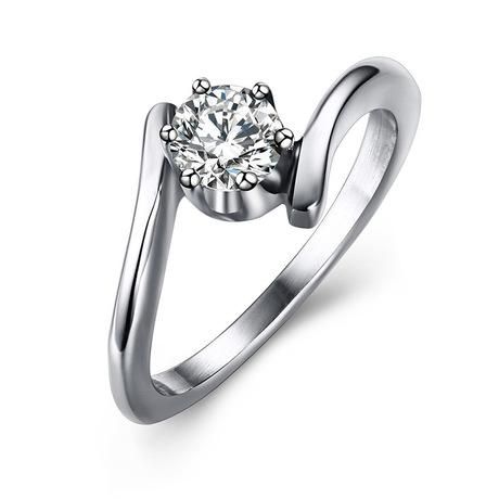 Zircon Alloy Finger Ring